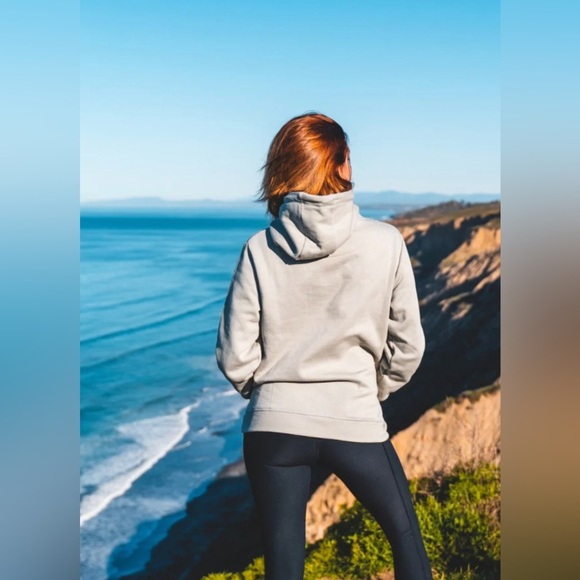 West Path Unisex Organic Cotton Pullover Hoodie Grey , size M Women’s , S Men’s - Picture 10 of 14